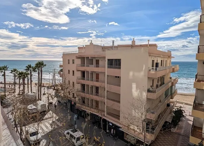 公寓 Frente A La Playa - Terraza Con Vistas - 2 Hab 2 Banos 卡尔佩