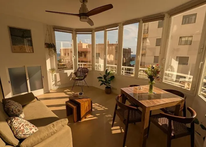 公寓 Frente A La Playa - Terraza Con Vistas - 2 Hab 2 Banos 卡尔佩